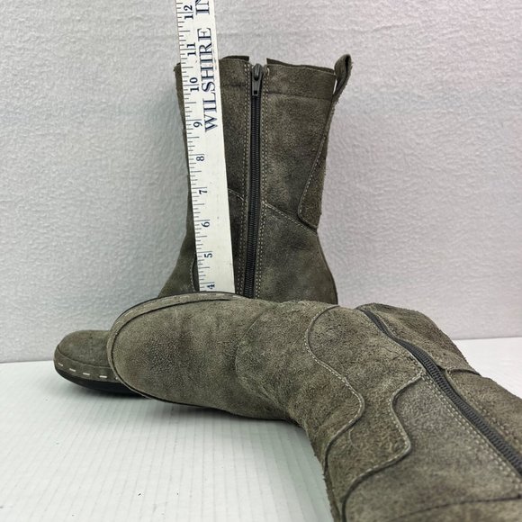 Merrell Drizzle Mid Calf Boots Gray Suede Size:8 Waterproof - Picture 4 of 15